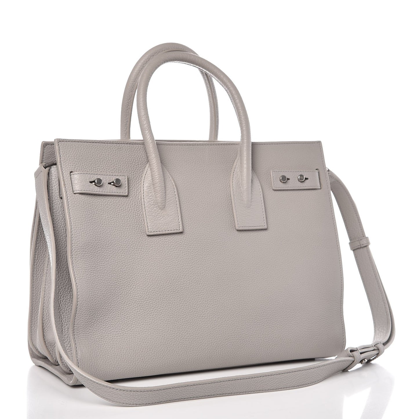 Grained Calfskin Small Supple Sac De Jour Souris