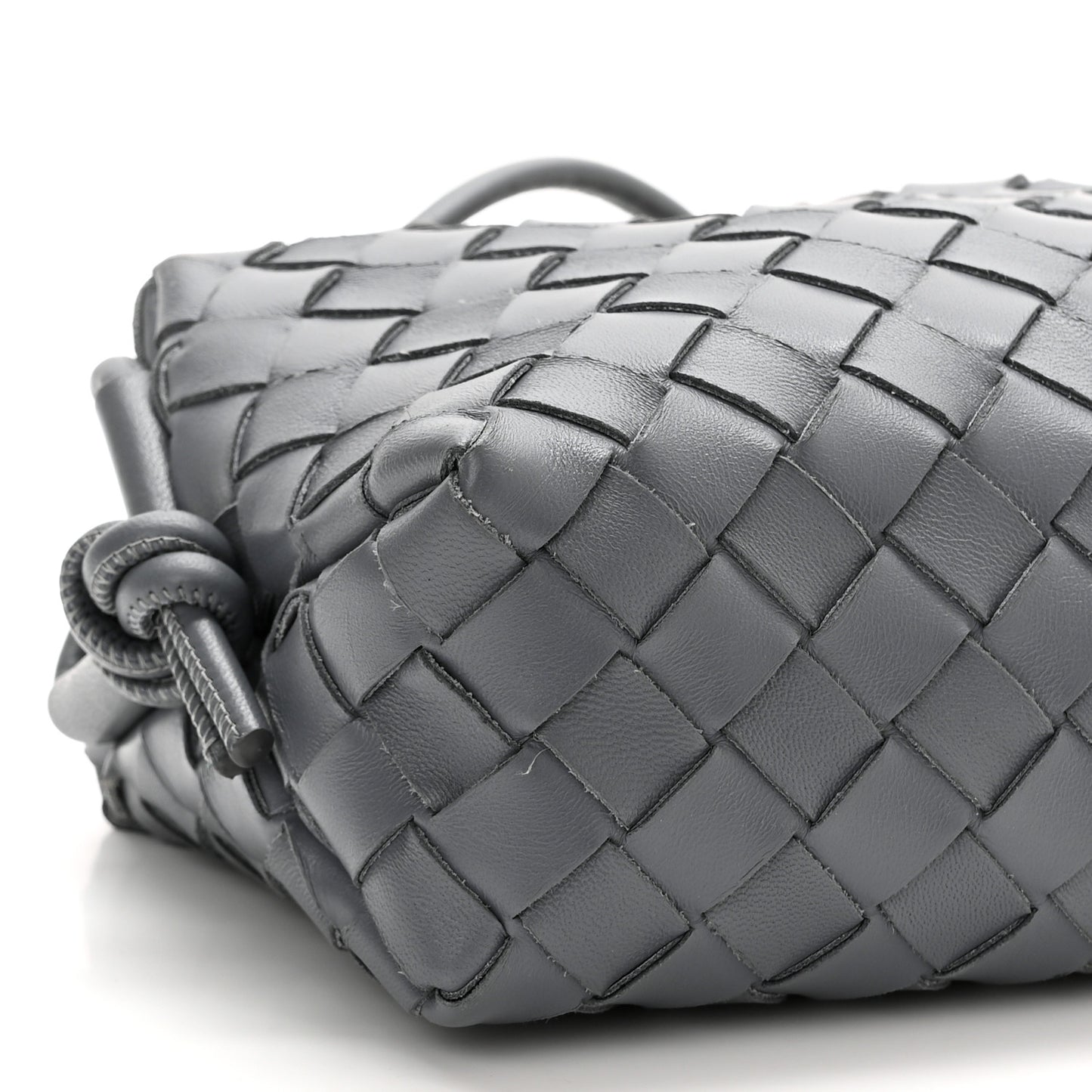 Nappa Intrecciato Mini Loop Camera Bag Thunder