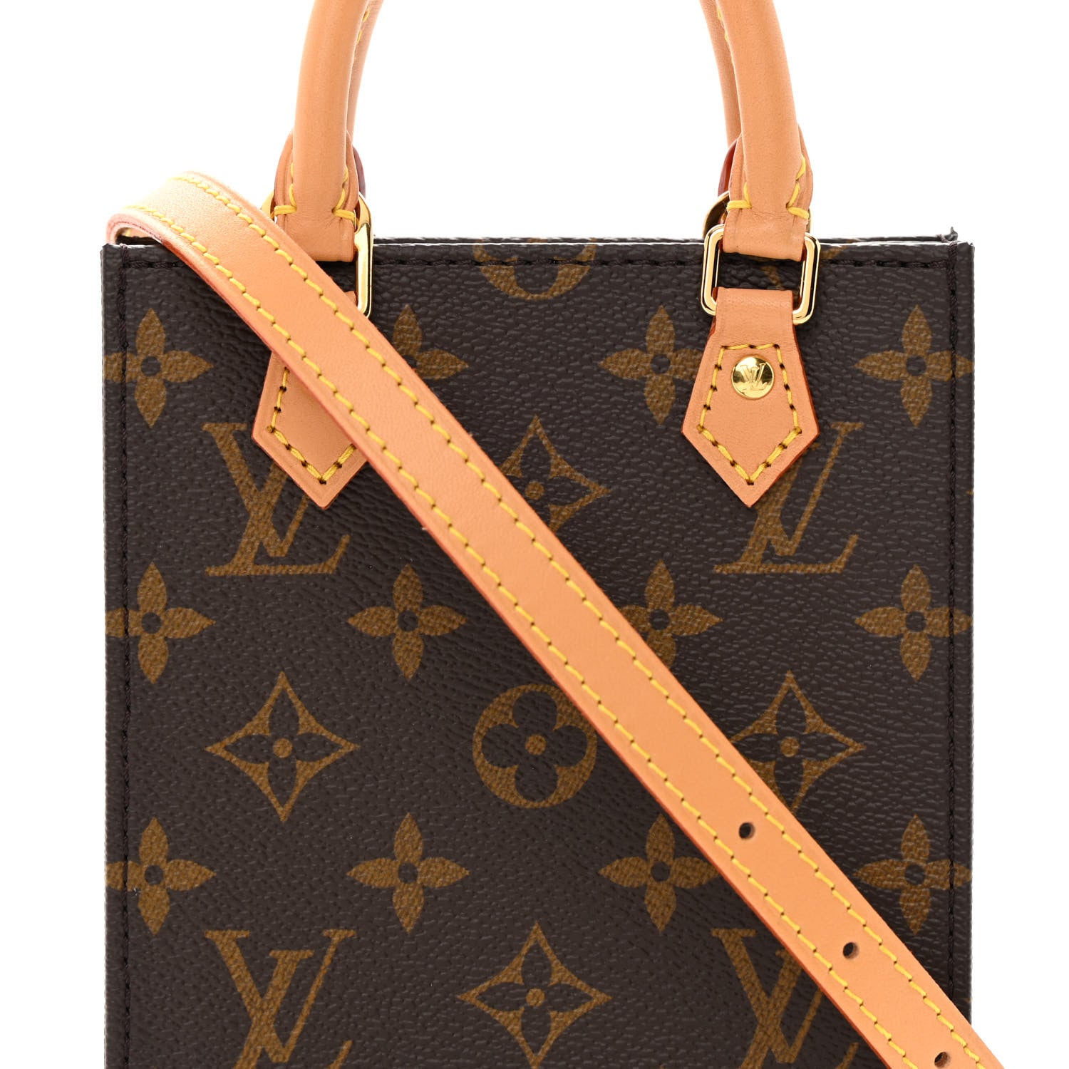 Louis Vuitton Monogram Petit Sac Plat 7 of 10