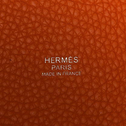 Hermes Taurillon Clemence Picotin Lock 22 MM Orange 5 of 8
