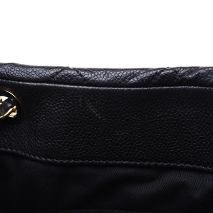 Chanel Caviar Quilted CC Timeless Soft Tote Black 11 of 19