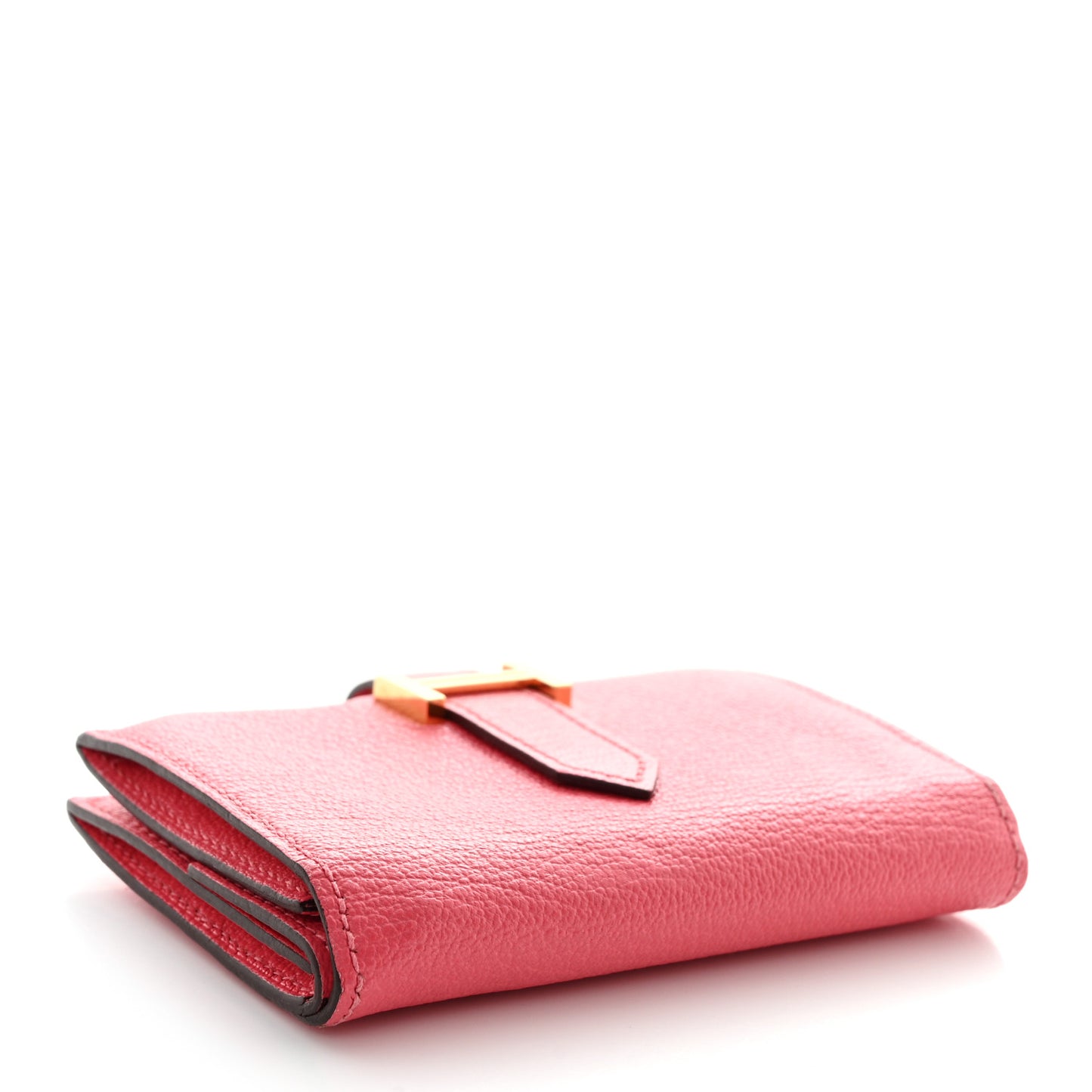 Chevre Mysore Mini Bearn Wallet Rose Lipstick