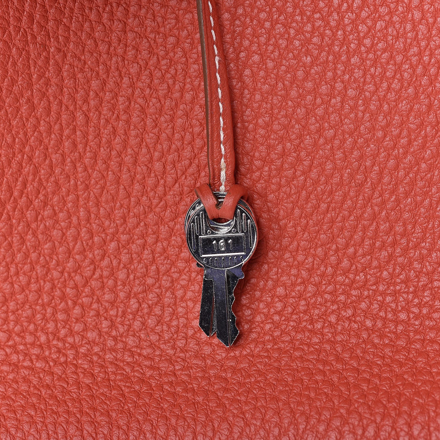 Hermes Togo Casaque Birkin 40 Sanguine White 14 of 31
