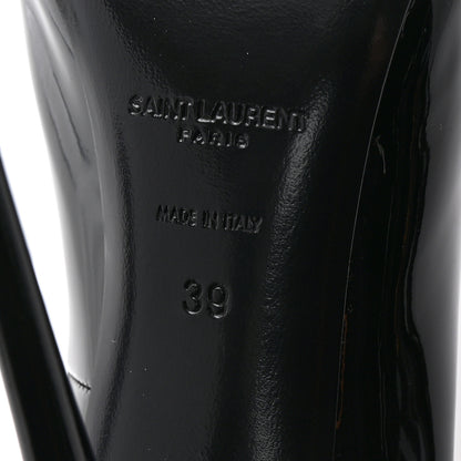 Saint Laurent Patent Instinct Pumps 39 Black 7 of 9