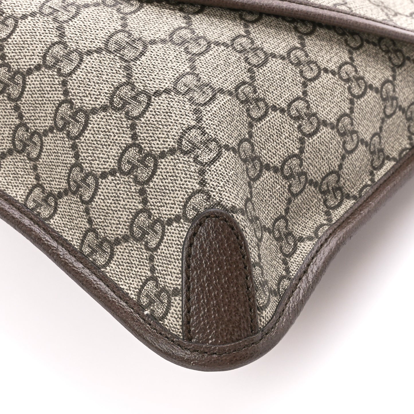 GG Supreme Monogram Web Medium Neo Vintage Flap Messenger Bag Beige New Acero