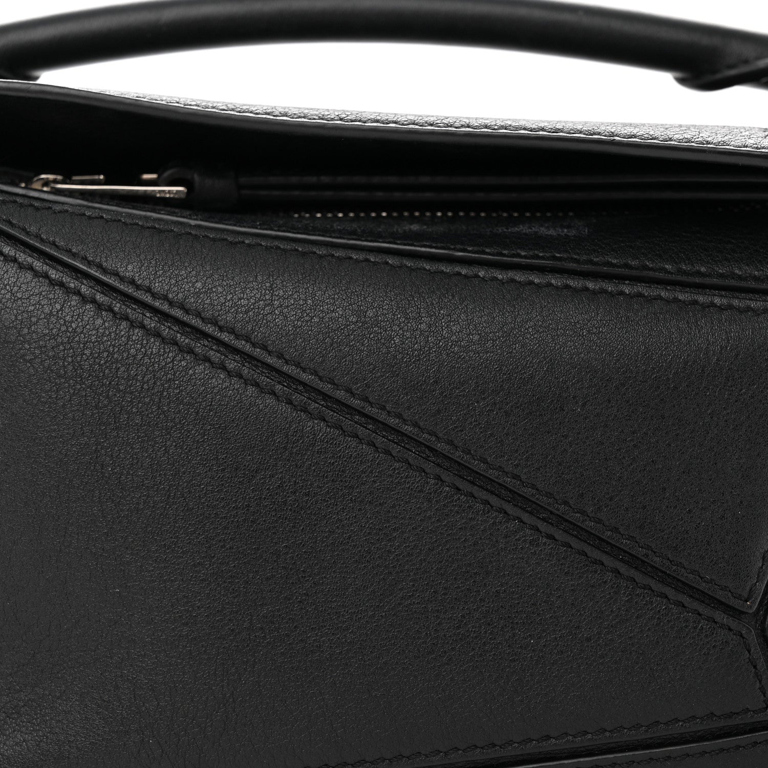 Loewe Calfskin Mini Puzzle Bag Black 8 of 13