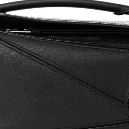 Loewe Calfskin Mini Puzzle Bag Black 8 of 13