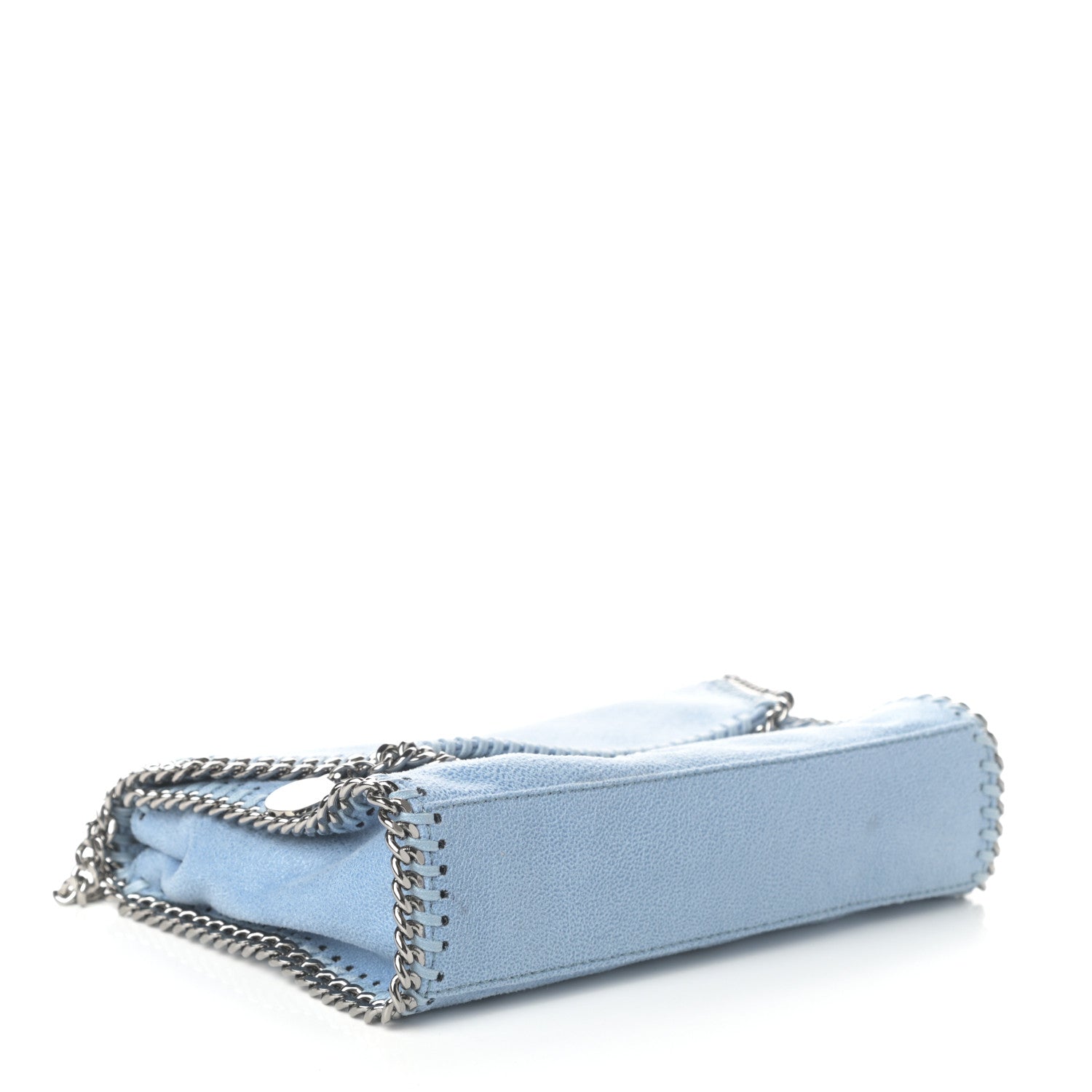 Stella McCartney Shaggy Deer Mini Falabella Shoulder Bag Light Blue 4 of 9