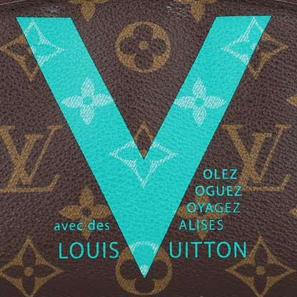 Louis Vuitton Monogram V Cosmetic Pouch Turquoise 7 of 9