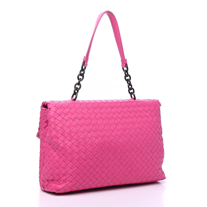 Bottega Veneta Nappa Intrecciato Large Olimpia Bag Rosa Shock 2 of 7