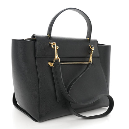 Celine Grained Calfskin Mini Belt Bag Black 3 of 11