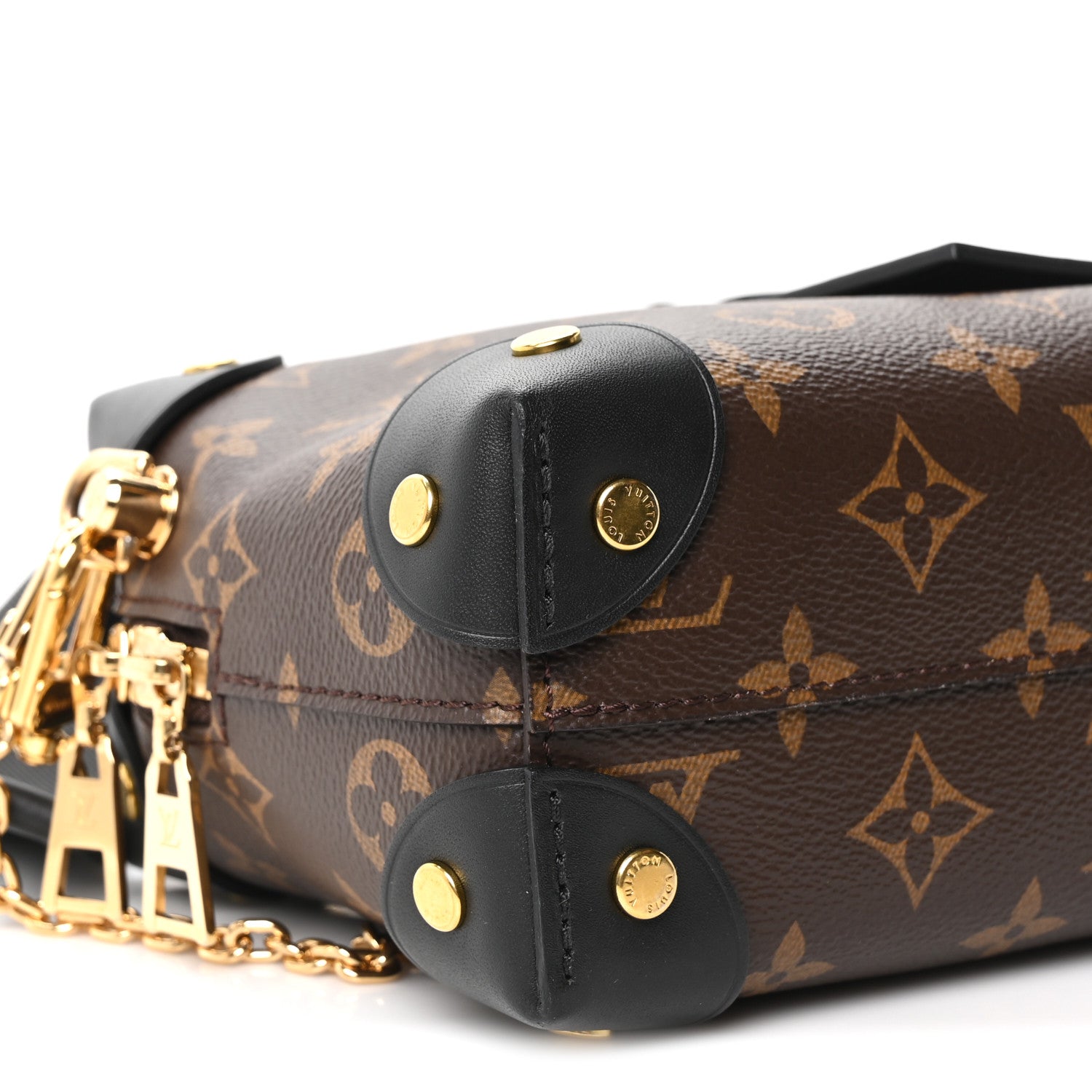 Louis Vuitton Monogram Petite Malle Souple Black 8 of 9