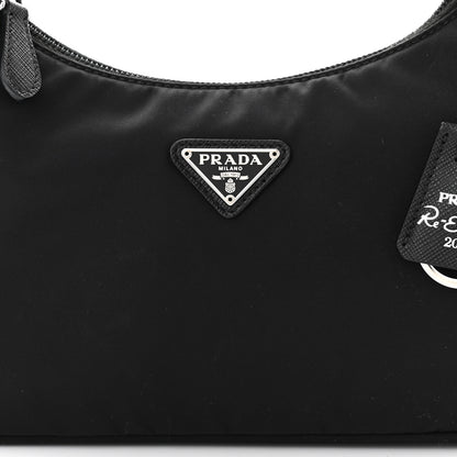 Prada Tessuto Nylon Mini Re-Edition 2000 Bag Black 9 of 11