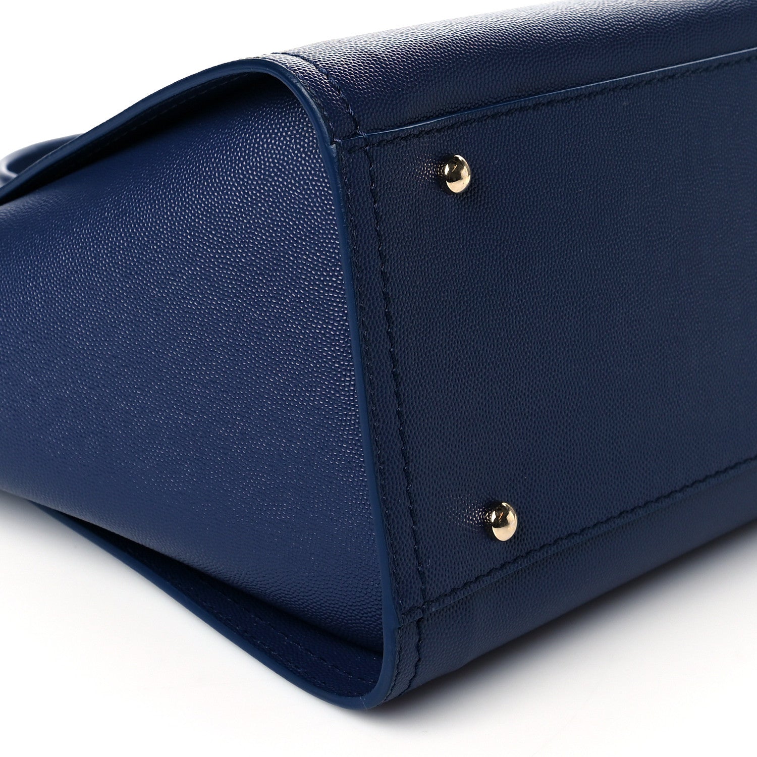 Chanel Caviar Small Studded Deauville Tote Navy 8 of 9