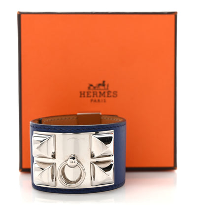 Hermes Swift Collier de Chien CDC Bracelet XS Bleu Saphir 6 of 6
