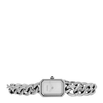 Chanel Stainless Steel Mother of Pearl 20mm Chain Premiere Quartz Watch 2 of 4