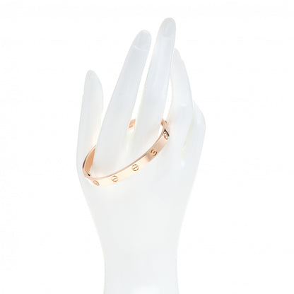 Cartier 18K Pink Gold LOVE Bracelet 17 2 of 5