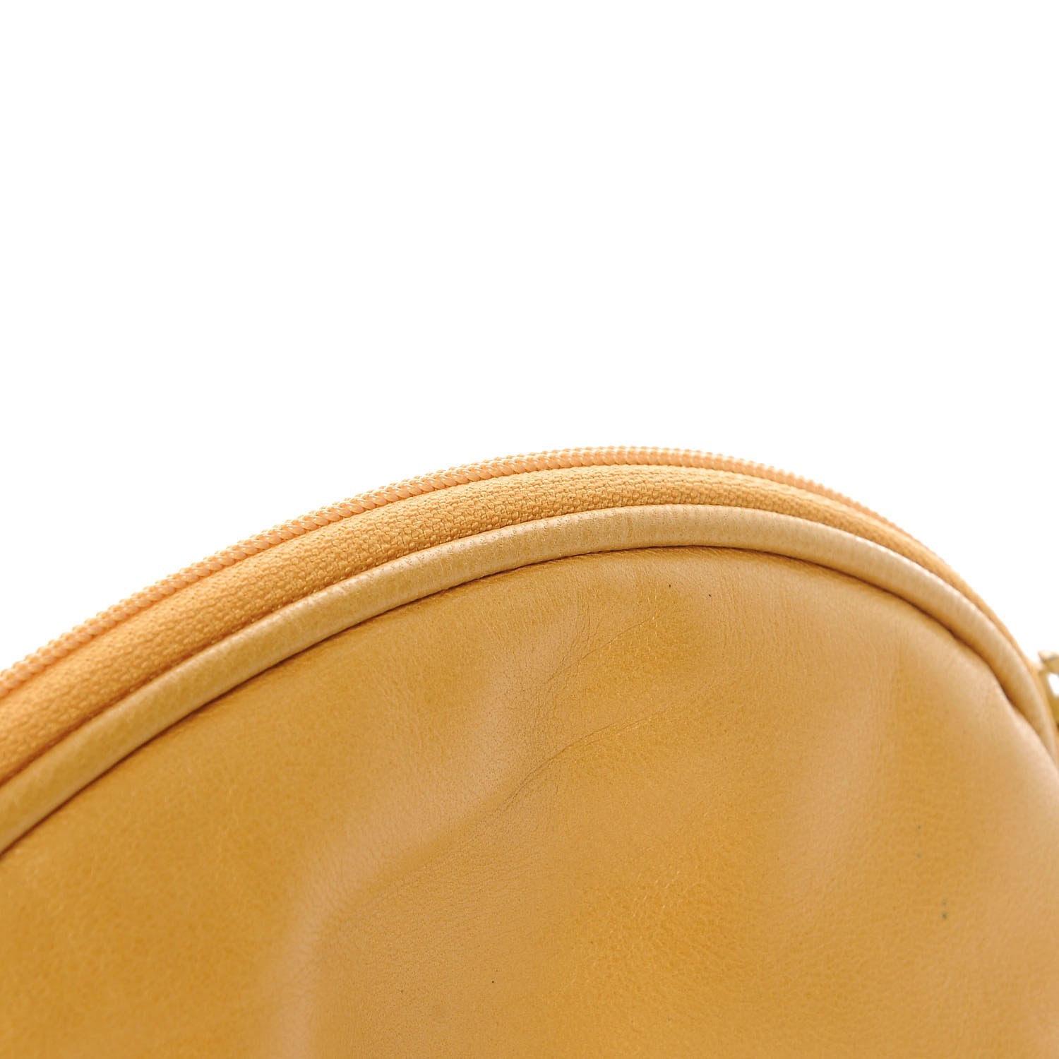 Gucci Lambskin Medium Bamboo Cosmetic Case Yellow 9 of 13