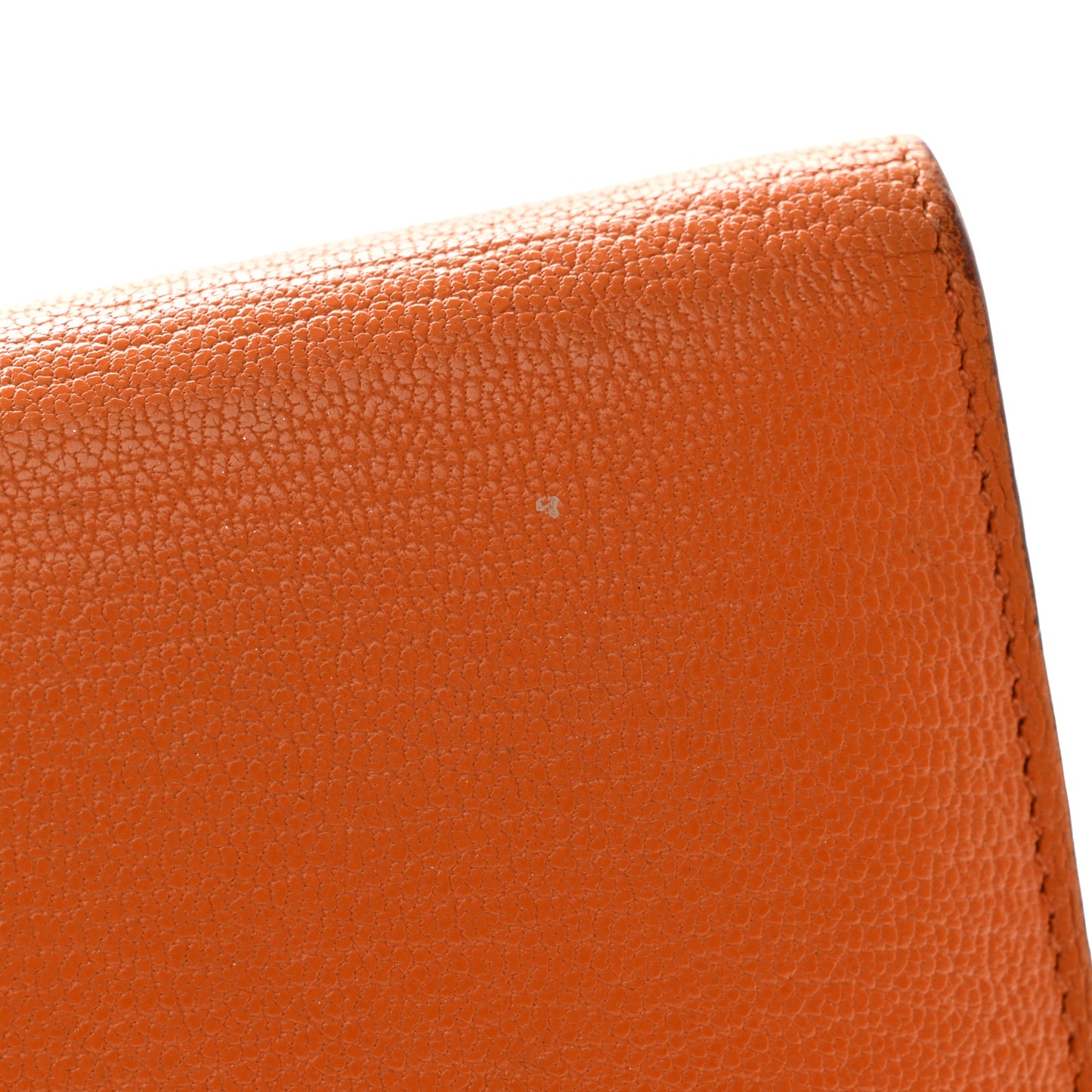 Chevre Mysore Kelly Longue Wallet Orange