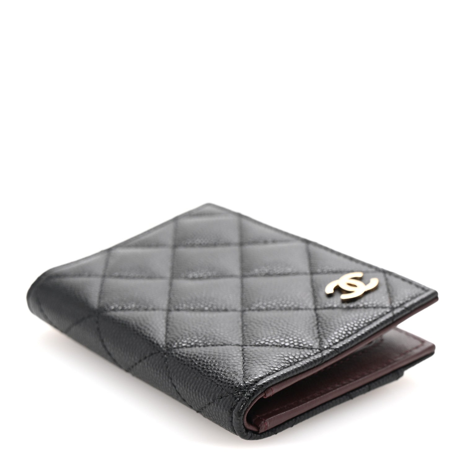 Chanel Caviar Quilted Card Holder Wallet Black 4 of 7