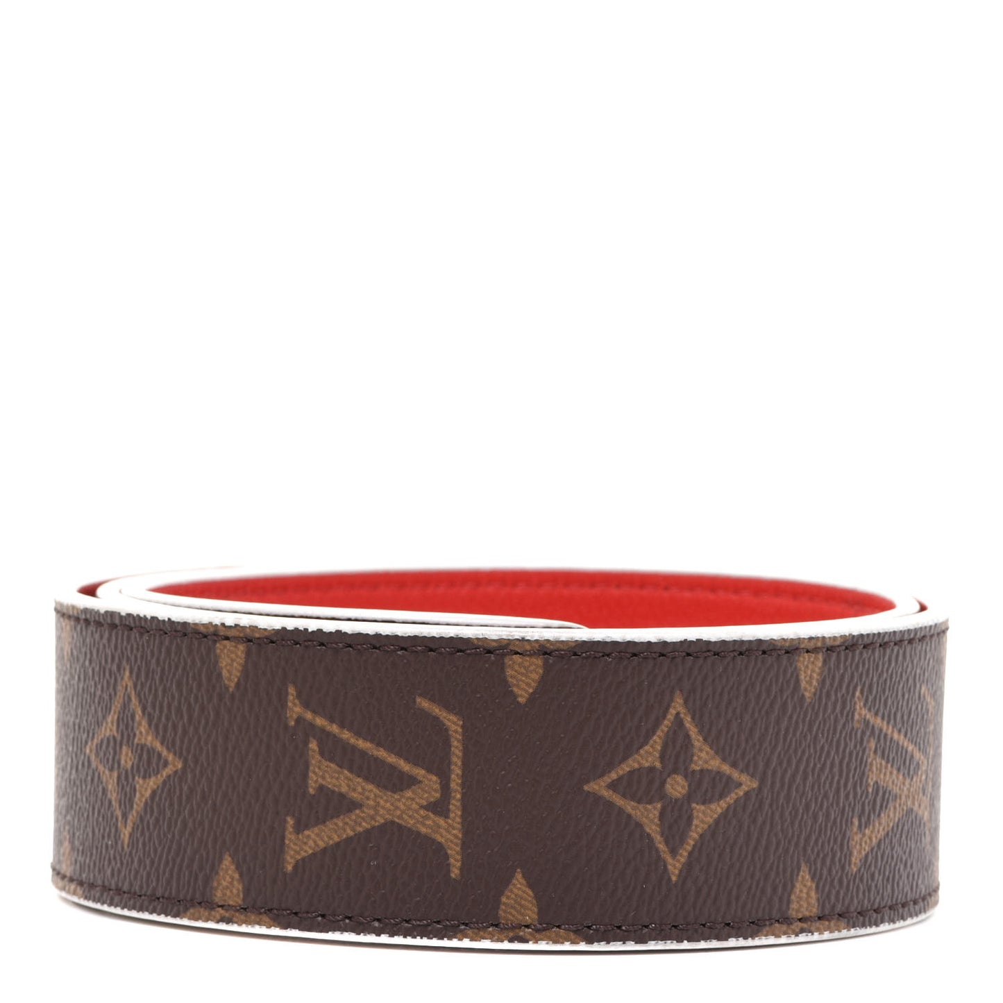 Monogram Bandouliere Shoulder Strap Red
