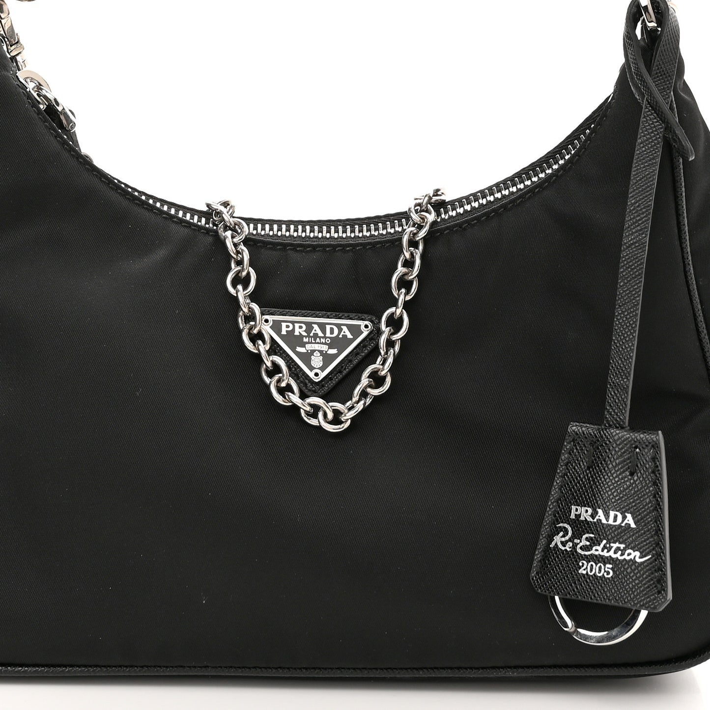 Nylon Re-Edition 2005 Shoulder Bag Black