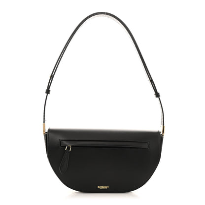 Burberry Calfskin Small Olympia Shoulder Bag Black 1 of 10