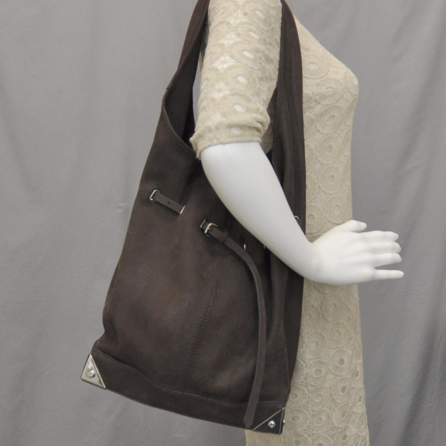 Suede Robyn Hobo Brown