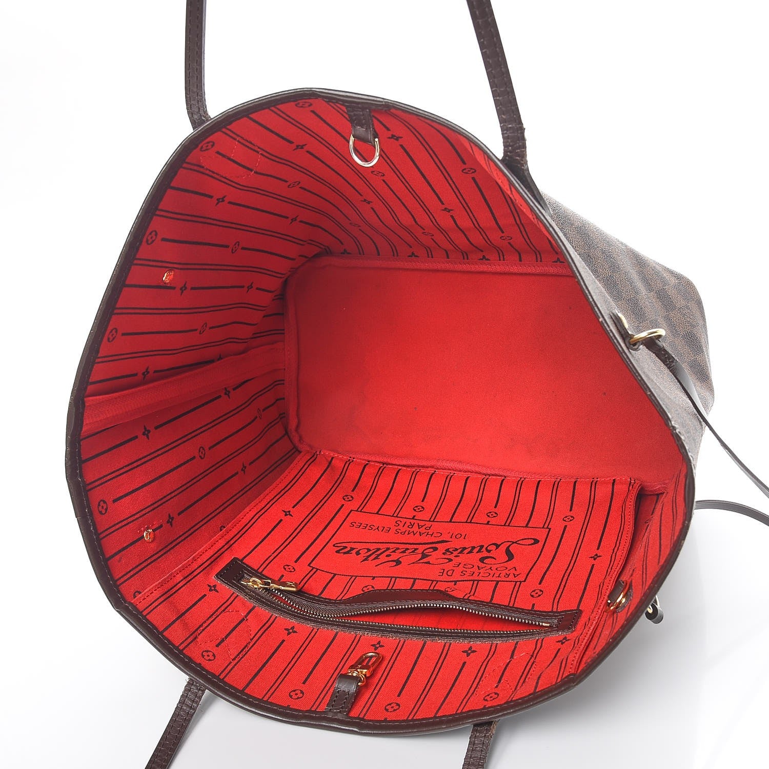 Louis Vuitton Damier Ebene Neverfull MM 5 of 20