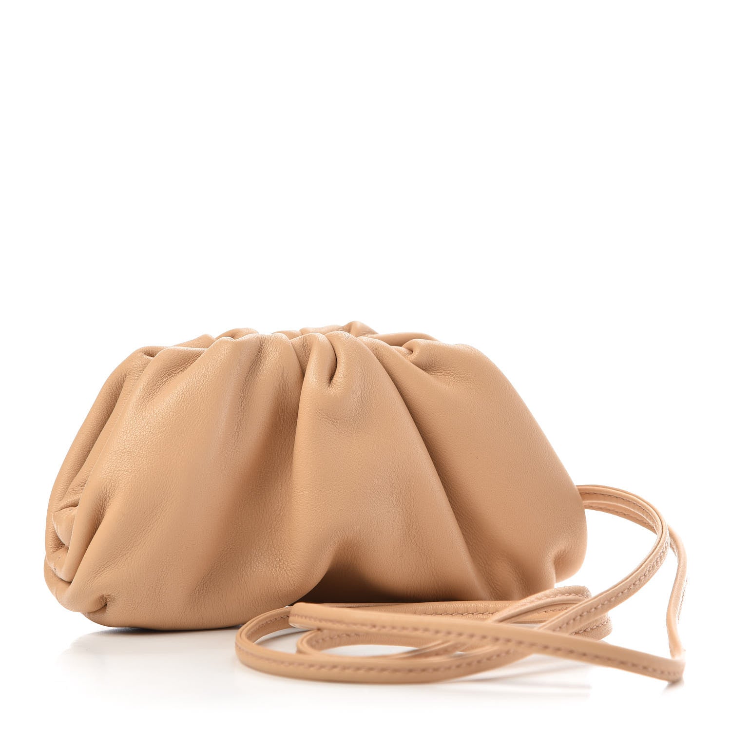 Bottega Veneta Butter Calfskin Coin Purse Almond 3 of 9