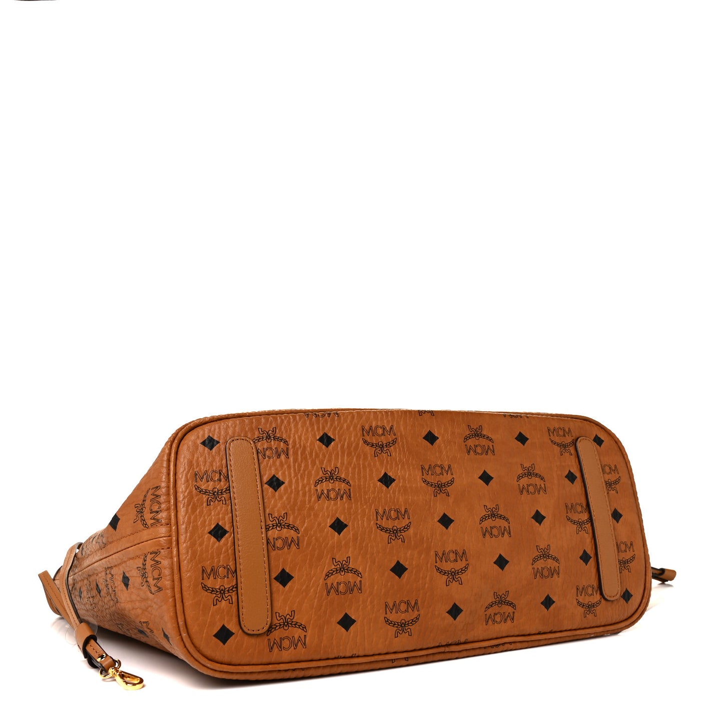 Visetos Medium Liz Reversible Shopper Tote Cognac