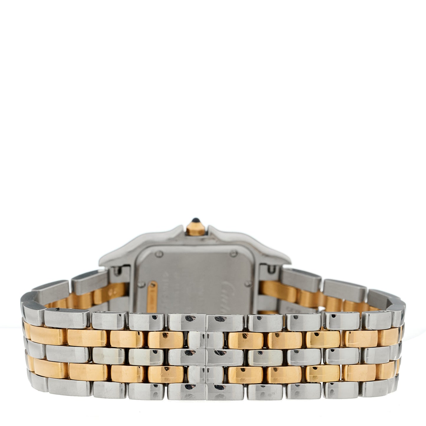 Stainless Steel 18K Pink Gold Diamond 27mm Panthere Quartz Watch