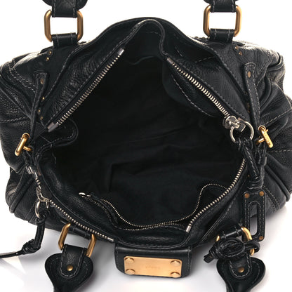 Chloe Calfskin Paddington Satchel Black 4 of 11
