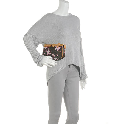 Louis Vuitton Monogram Cherry Blossom Pochette Accessories Brown 2 of 7