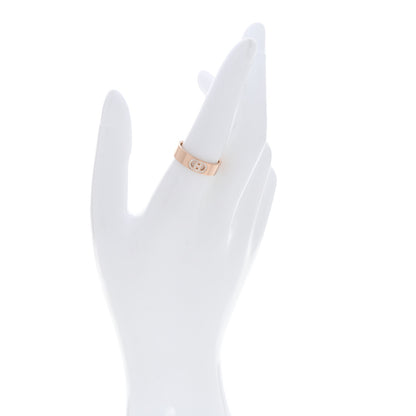 Hermes 18K Rose Gold Diamond PM H D'Ancre Ring 56 7.75 2 of 5