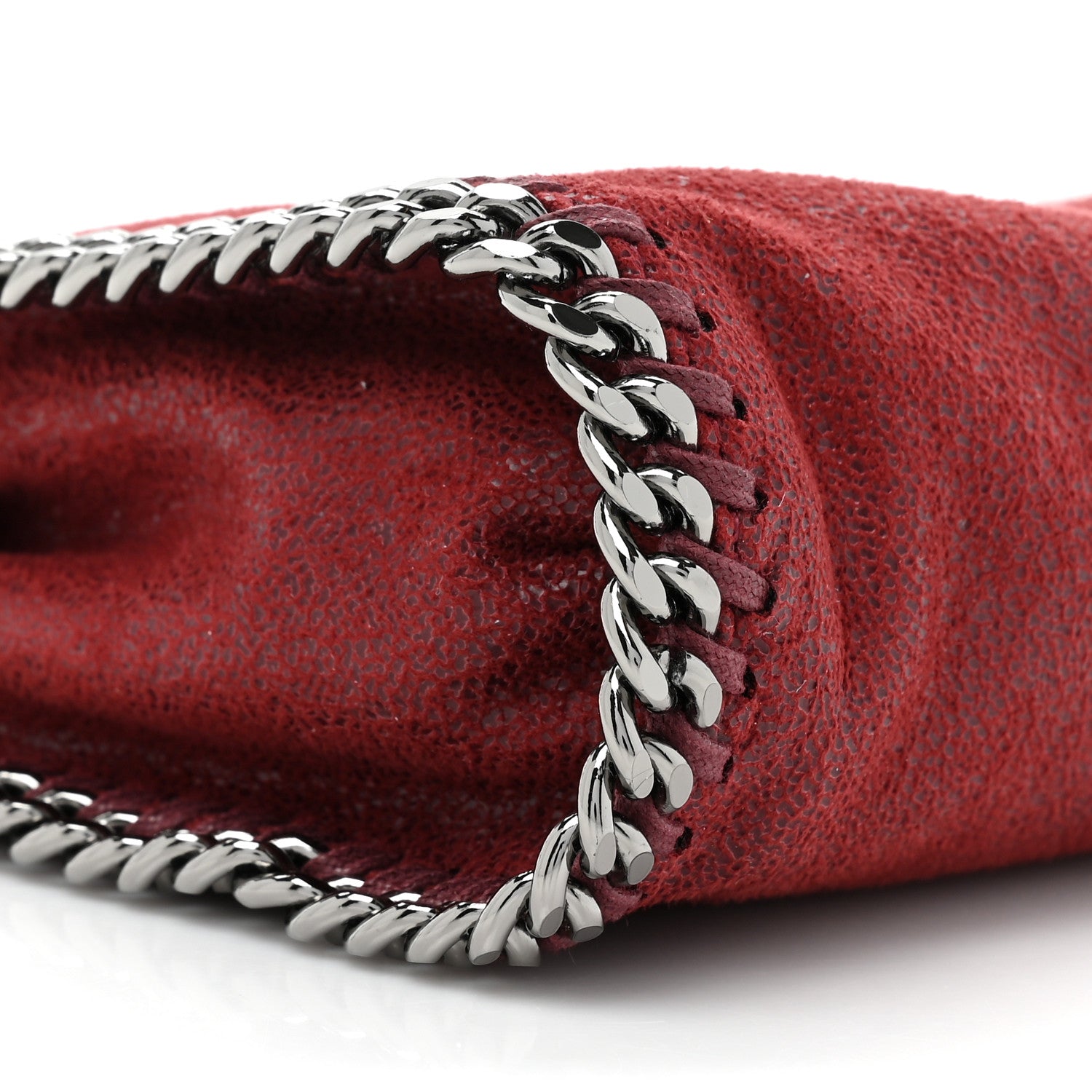 Stella McCartney Shaggy Deer Tiny Falabella Tote Ruby 9 of 9