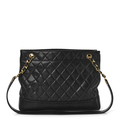 Chanel Lambskin Quilted Shoulder Bag Black 1 of 14