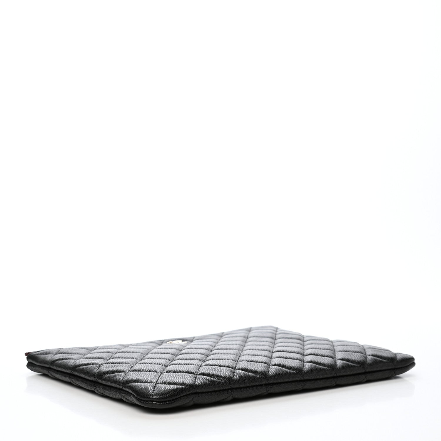 Chanel Caviar Quilted Medium Cosmetic Case Black 4 of 8