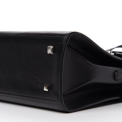 Delvaux Calfskin MM Tempete Satchel Black 8 of 11