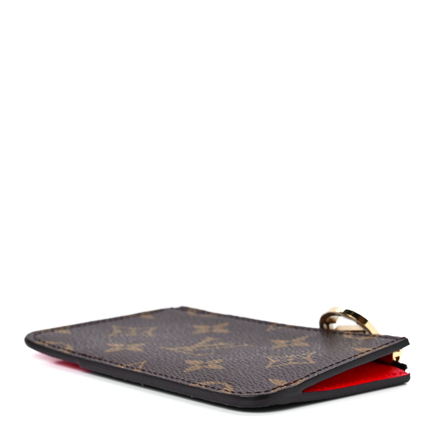 Louis Vuitton Monogram Zipped Romy Card Holder Red 8 of 11