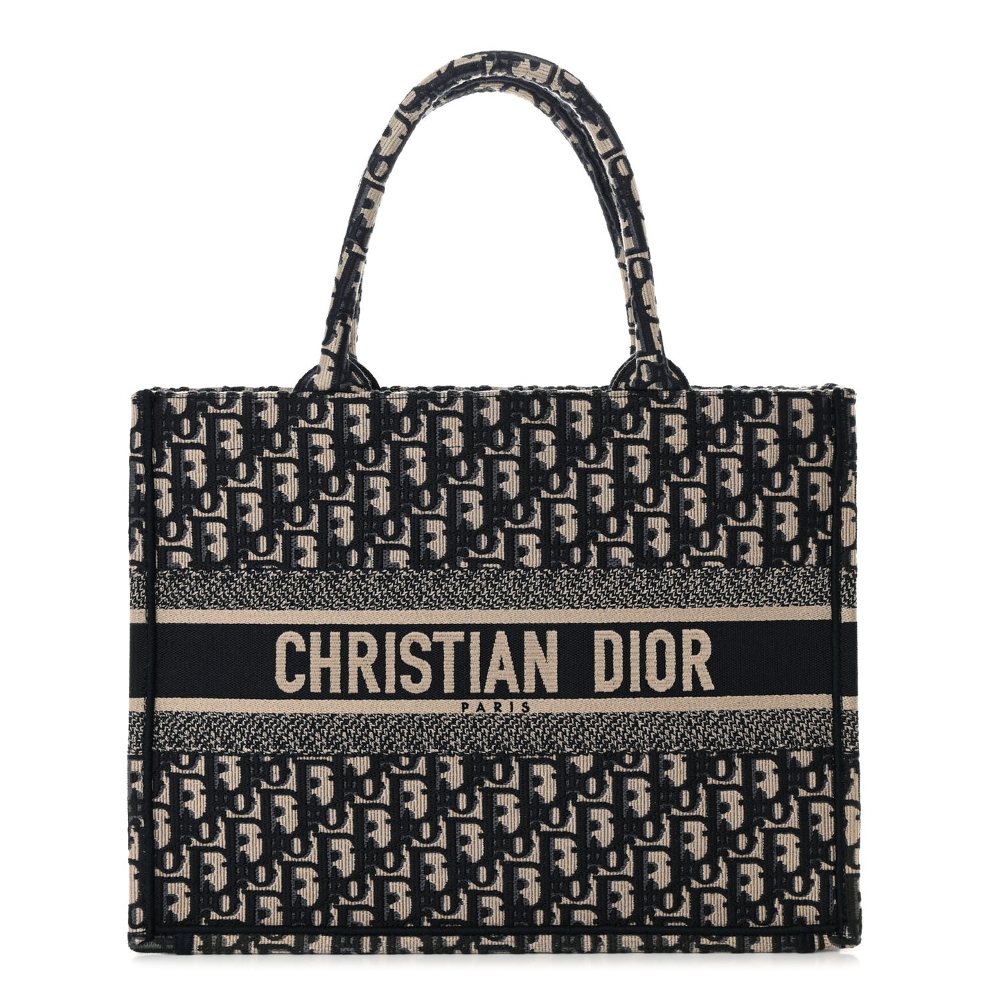 Oblique Medium Book Tote Blue Multicolor