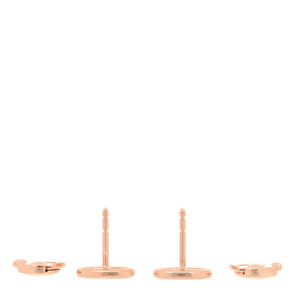 Hermes 18K Rose Gold TPM Farandole Stud Earrings 3 of 5