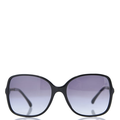Chanel Lambskin Square Chain Sunglasses 5210-Q Black 3 of 8