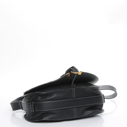 Chloe Calfskin Medium Marcie Round Crossbody Bag Black 4 of 9