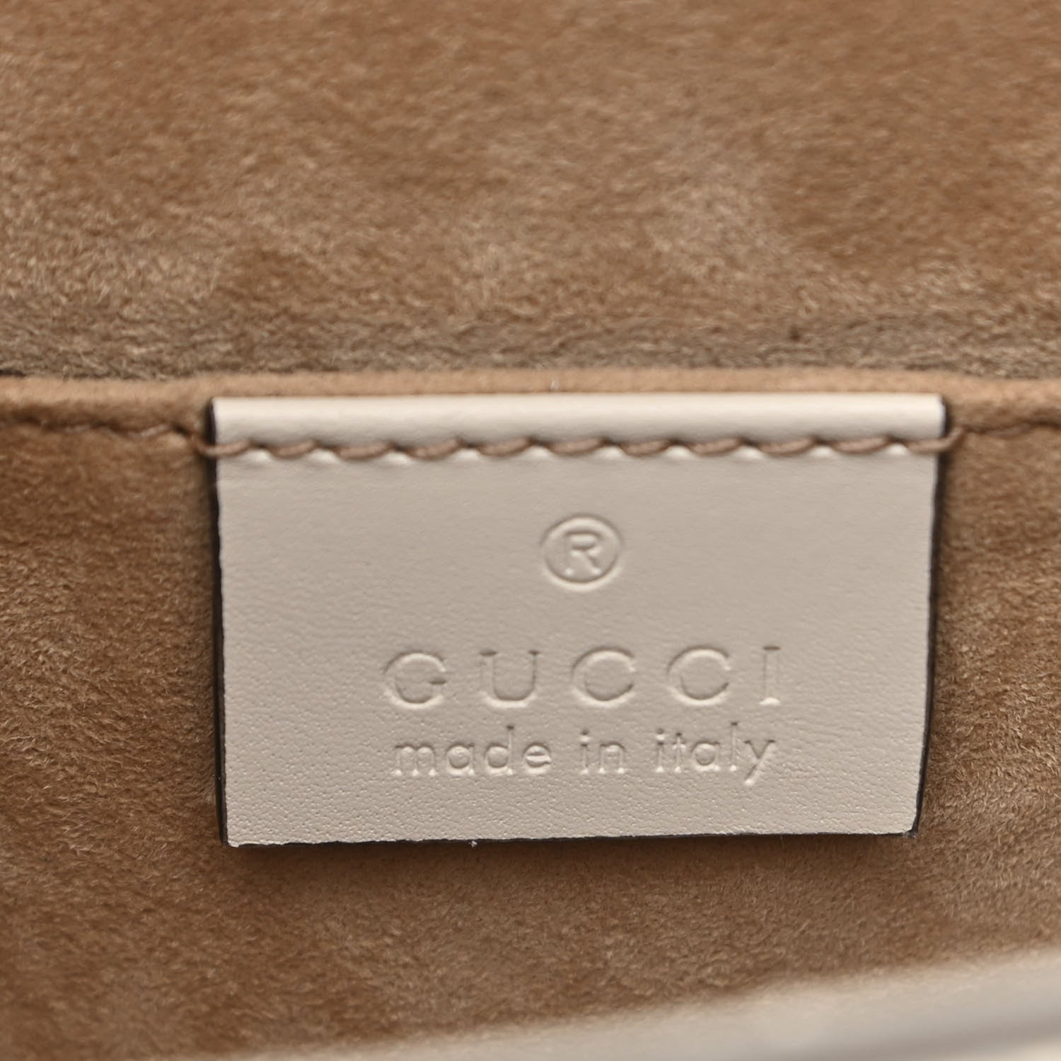 Gucci Calfskin Mini Sylvie Top Handle Bag White 6 of 12