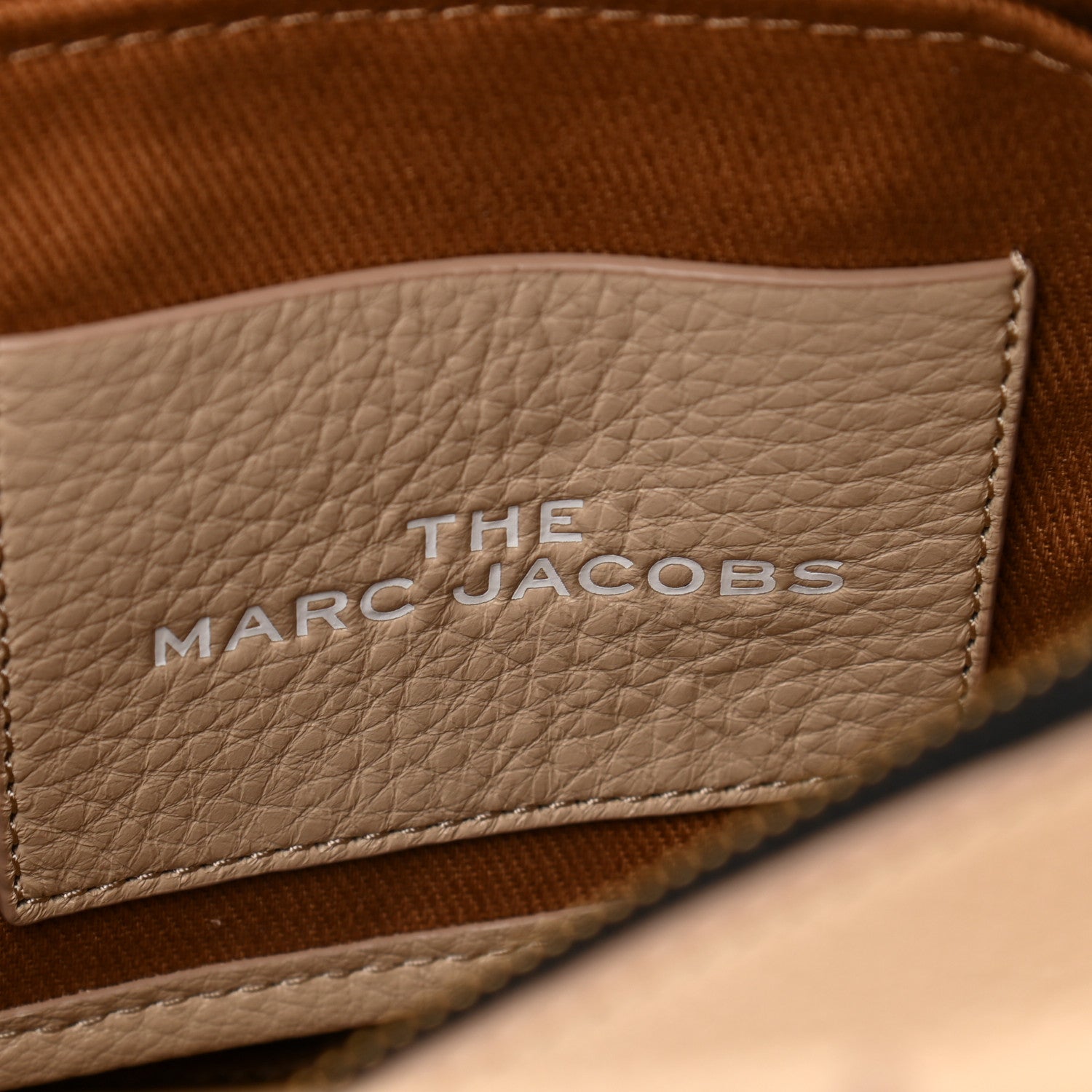 Marc Jacobs Grained Calfskin Small The Tote Bag Twine 6 of 10