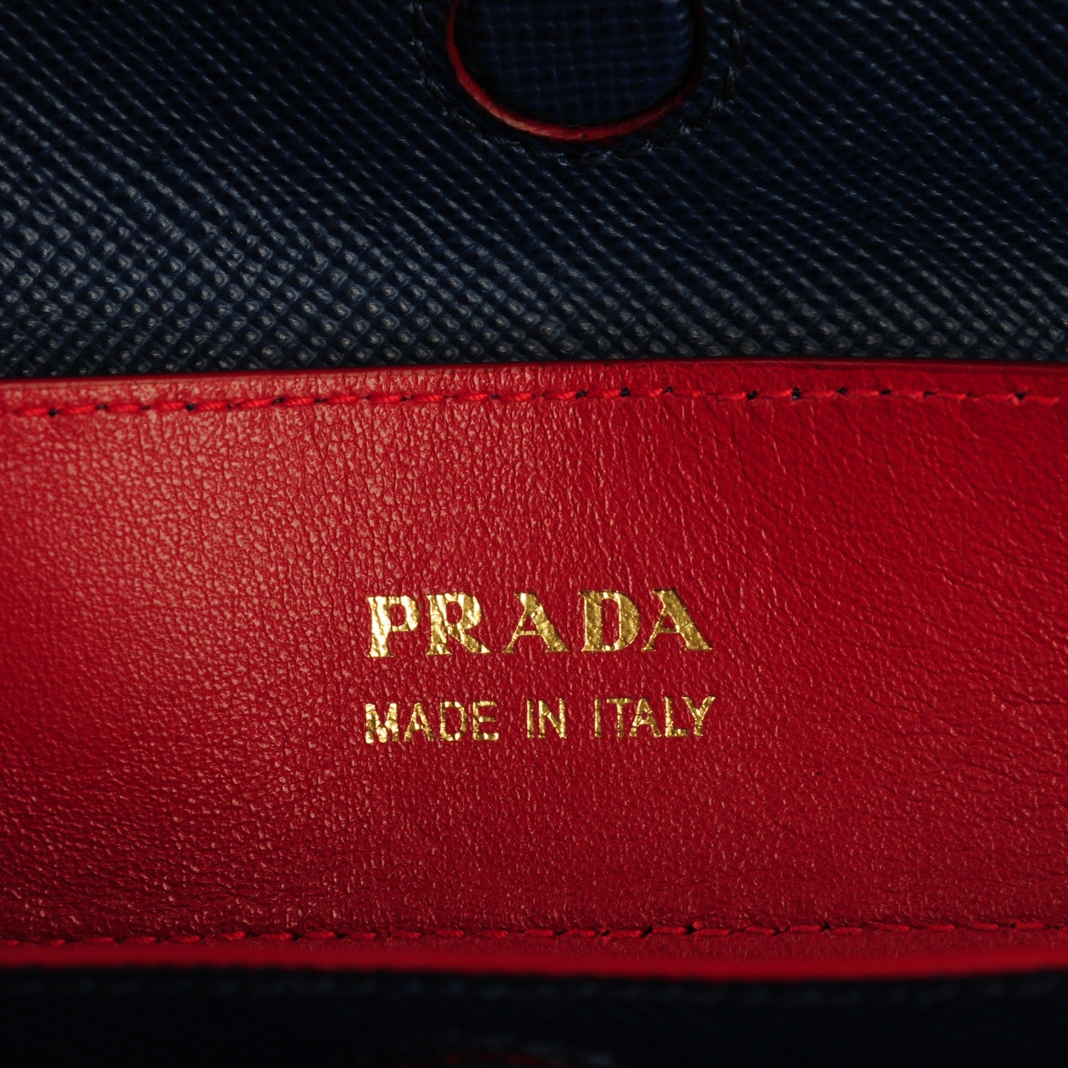 Prada Saffiano Cuir Medium Double Bag Inchiostro 6 of 7