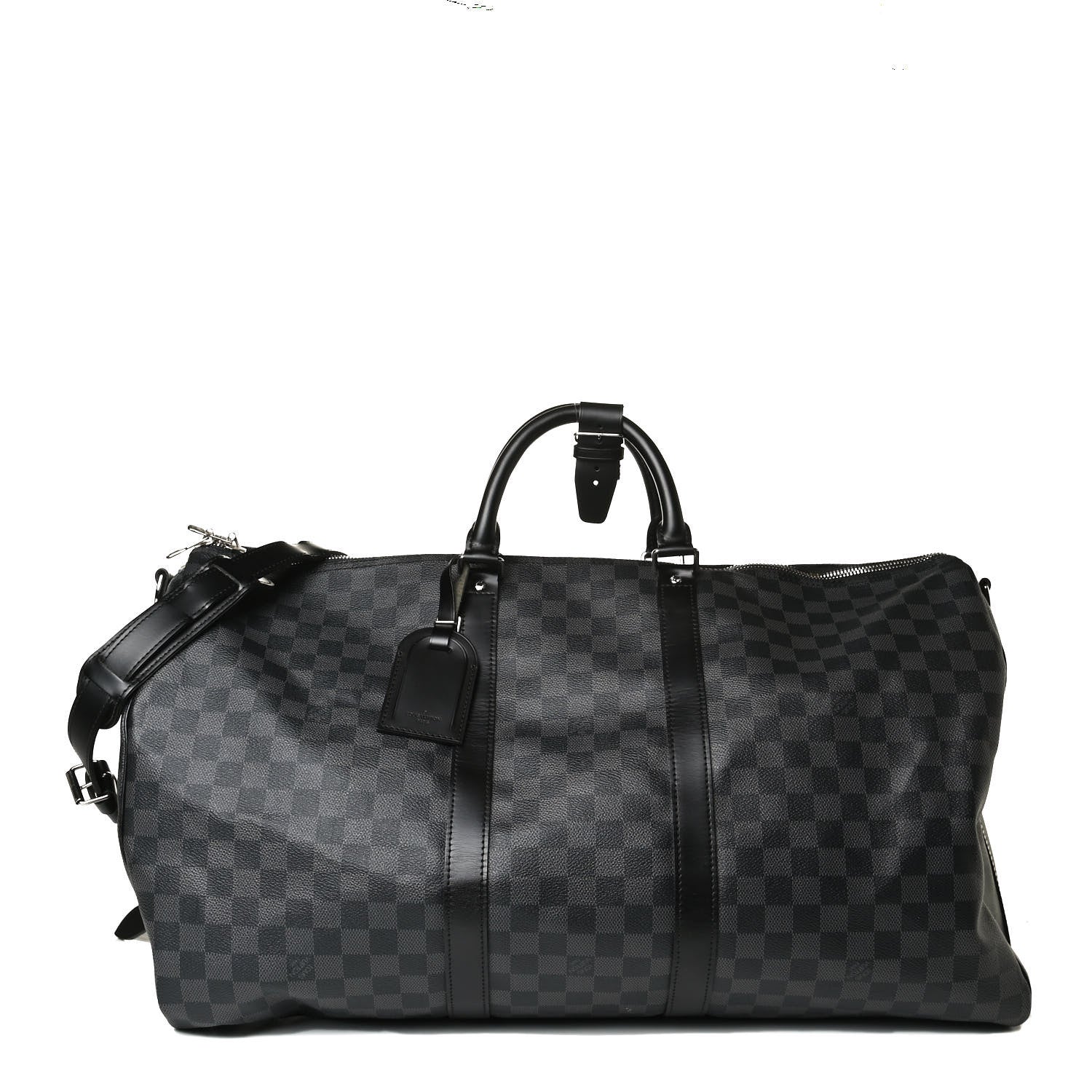 Louis Vuitton Damier Graphite Keepall Bandouliere 55 1 of 16