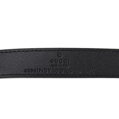 Gucci Plutone Calfskin Double G 20mm Belt 65 26 Black 3 of 5