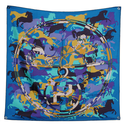 Hermes Silk Ex Libris En Camouflage Scarf 90 2 of 7